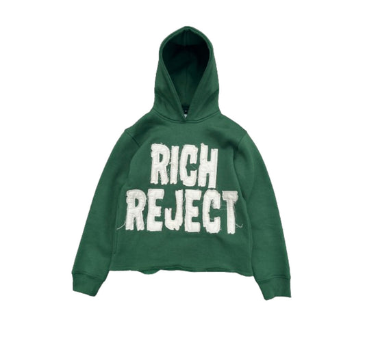 RICH REJECT CROPPED HOODIE