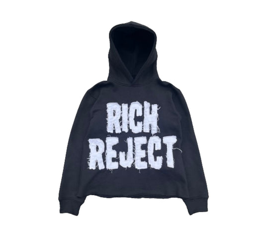 RICH REJECT CROPPED HOODIE