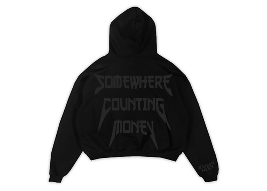 SOMEWHERE COUNTING MONEY "CHARCOAL" HOODIE